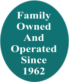 Family Owned And Operated Since 1962